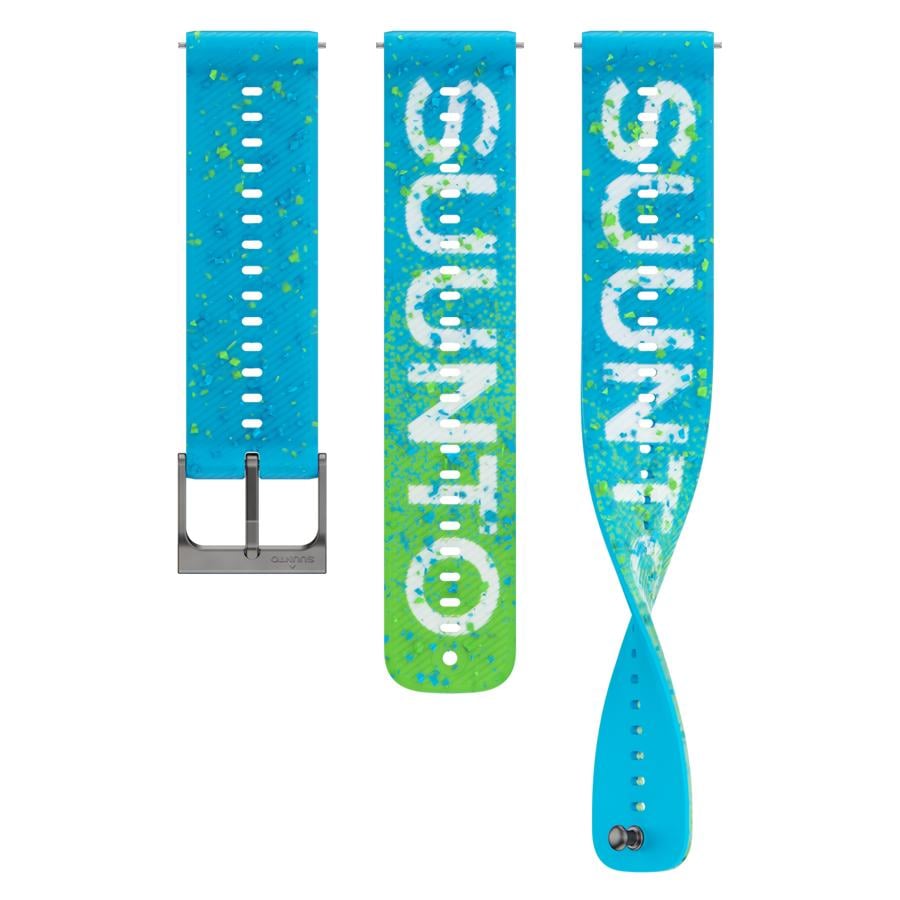 22 ATH6 SILICONE STRAP POWER BLUE S+M