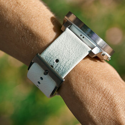 22 URB6 LEATHER STRAP BIRCH WHITE M